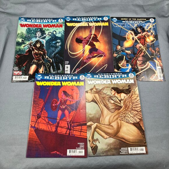 Wonder Woman DC Rebirth Comic Book Lot of 9 Asst Issues 2016 + 3D Lenticular - Picture 5 of 5